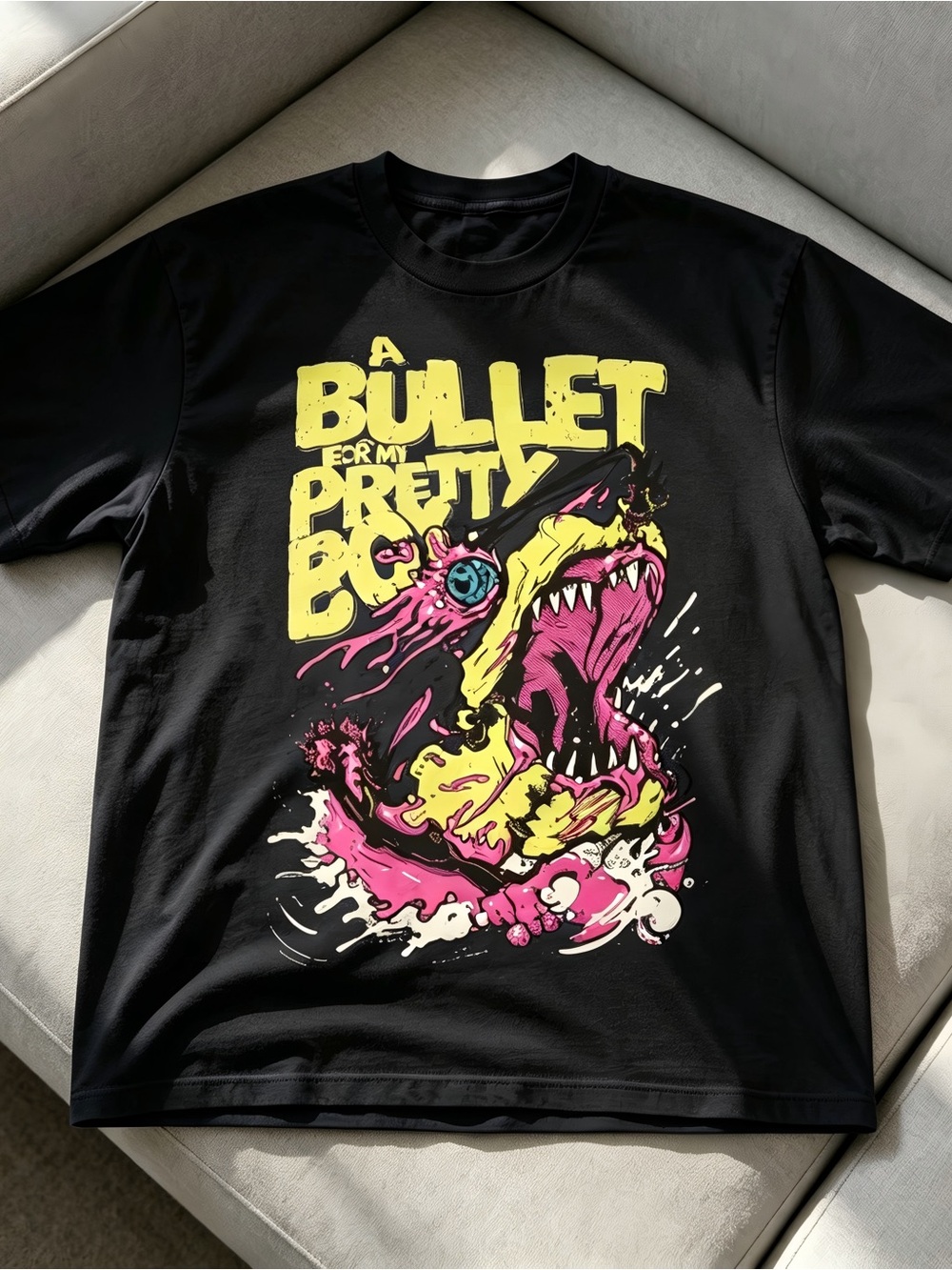 A Bullet For Pretty Boy Monster Graphic black Women Men T-shirt Unisex